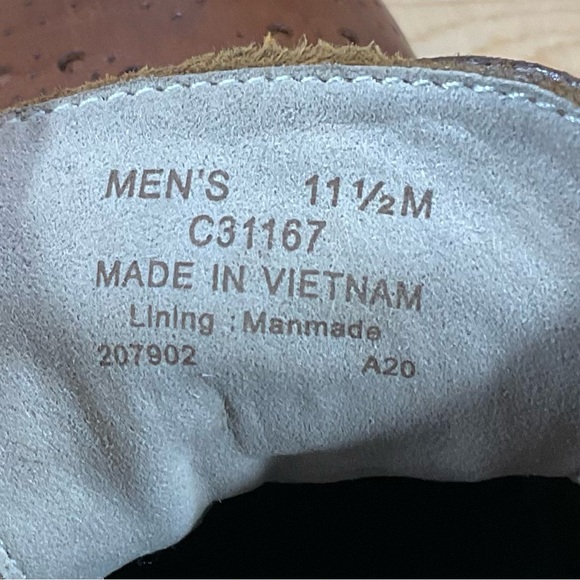 Cole Haan Zerogrand Wingtip Oxford Shoes 
C31167
Leather
Men’s 11.5 M
Brown Blue - Picture 10 of 10